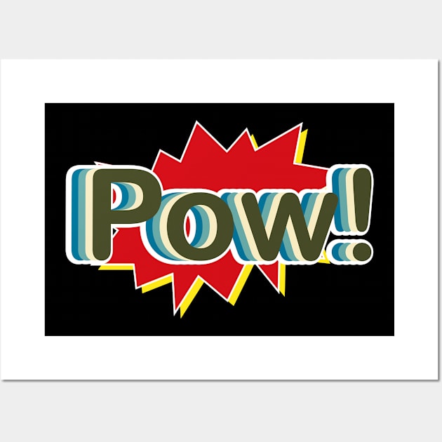 pow Wall Art by FIFTY CLOTH